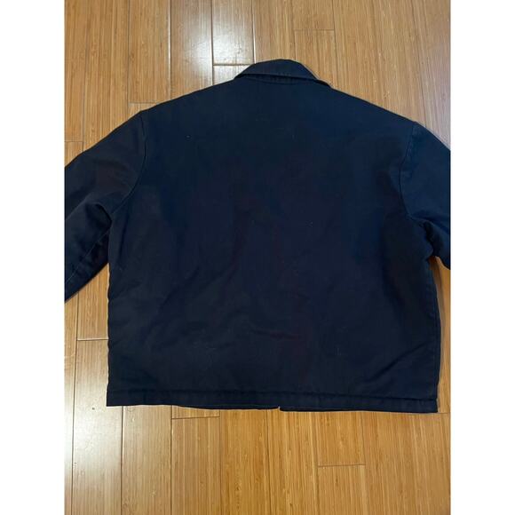 Dickies Canvas Barn Coat Men 2X Black Cowboy Western Workwear Utility Jacket - Picture 3 of 10